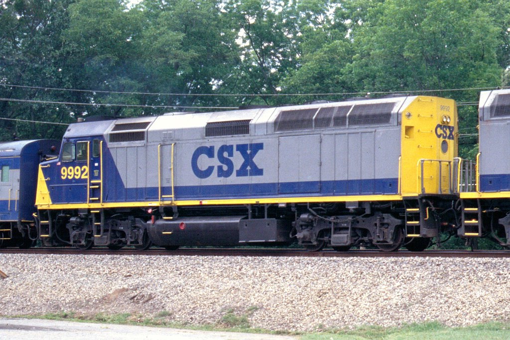 CSX 9992 on SB business train
